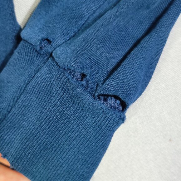 Vans long sleeve sweatshirt boys size L blue double side printed graphic design - Picture 9 of 12